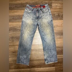 vintage ed hardy x nice style denim jeans